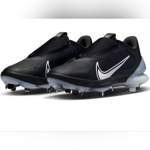 New Nike Force Zoom Trout 8 Pro Baseball Cleats CZ5915-010 Black White size 8 - Picture 1 of 7